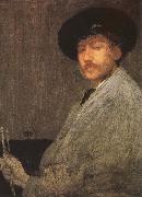 James Mcneill Whistler Self-Portrait oil on canvas